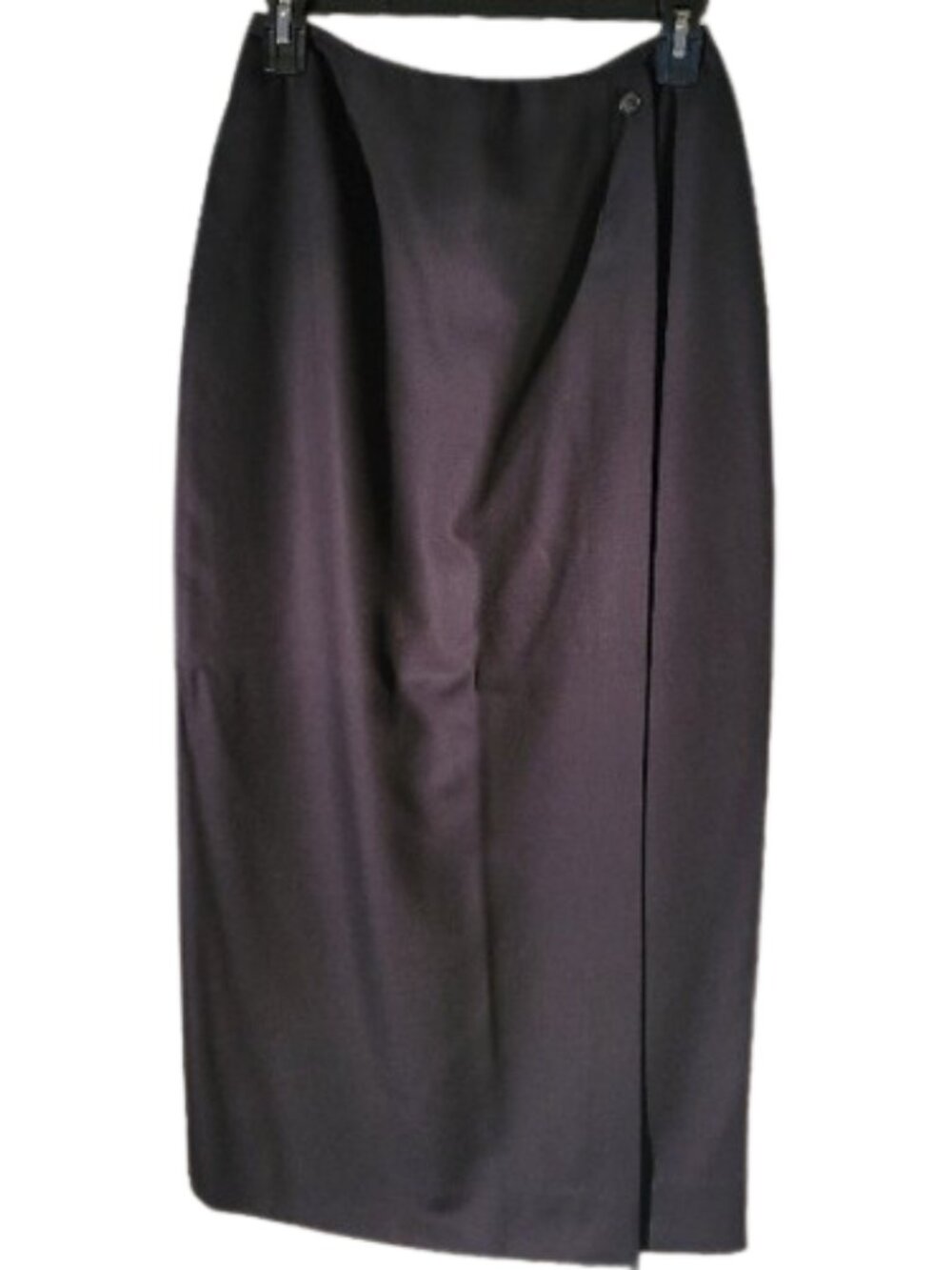 Lined Navy Blue Midi Skirt Size 6